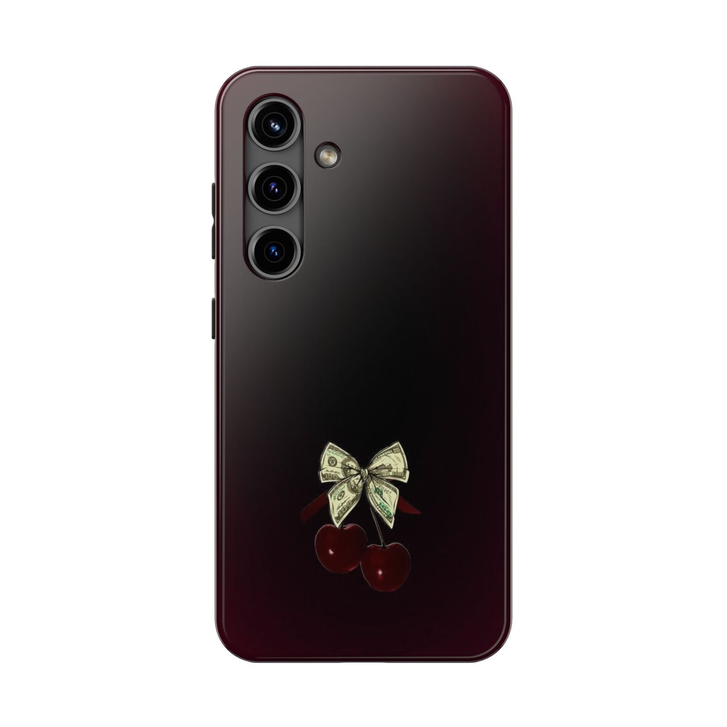 Cherry Bow Tough Phone Case - Stylish & Durable Protection