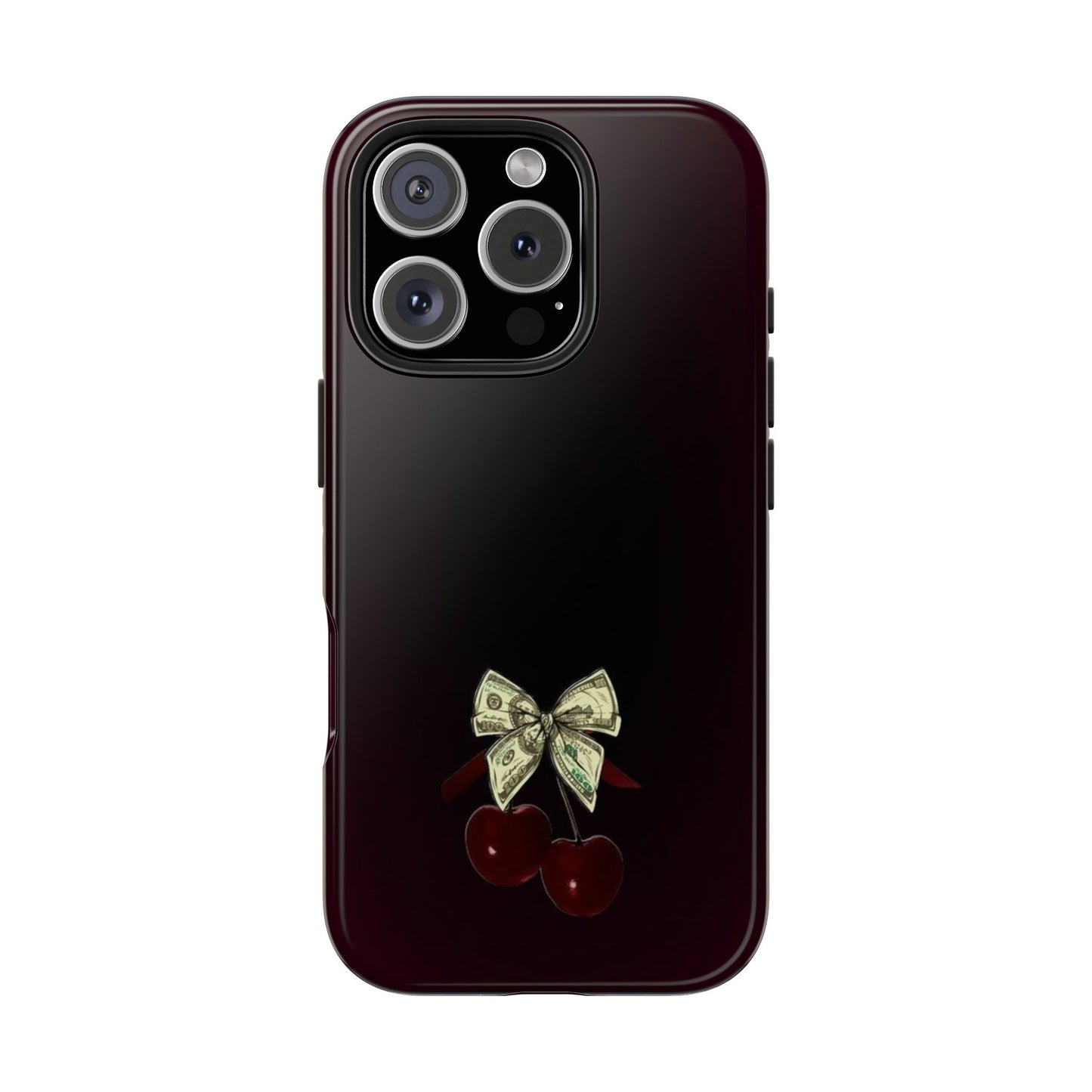 Cherry Bow Tough Phone Case - Stylish & Durable Protection