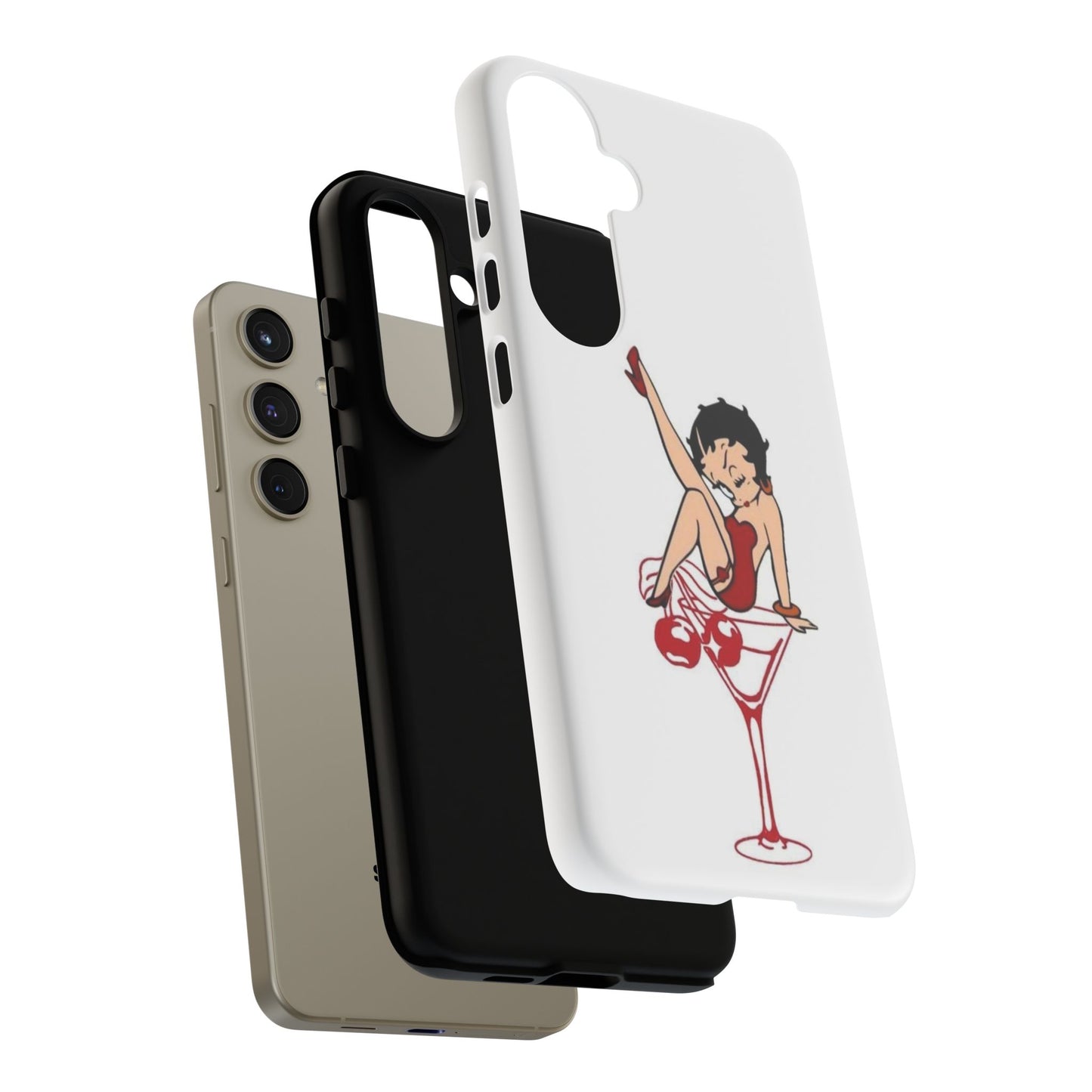 Betty Boop Martini Phone Case - Stylish Tough Cases for Fun Lovers