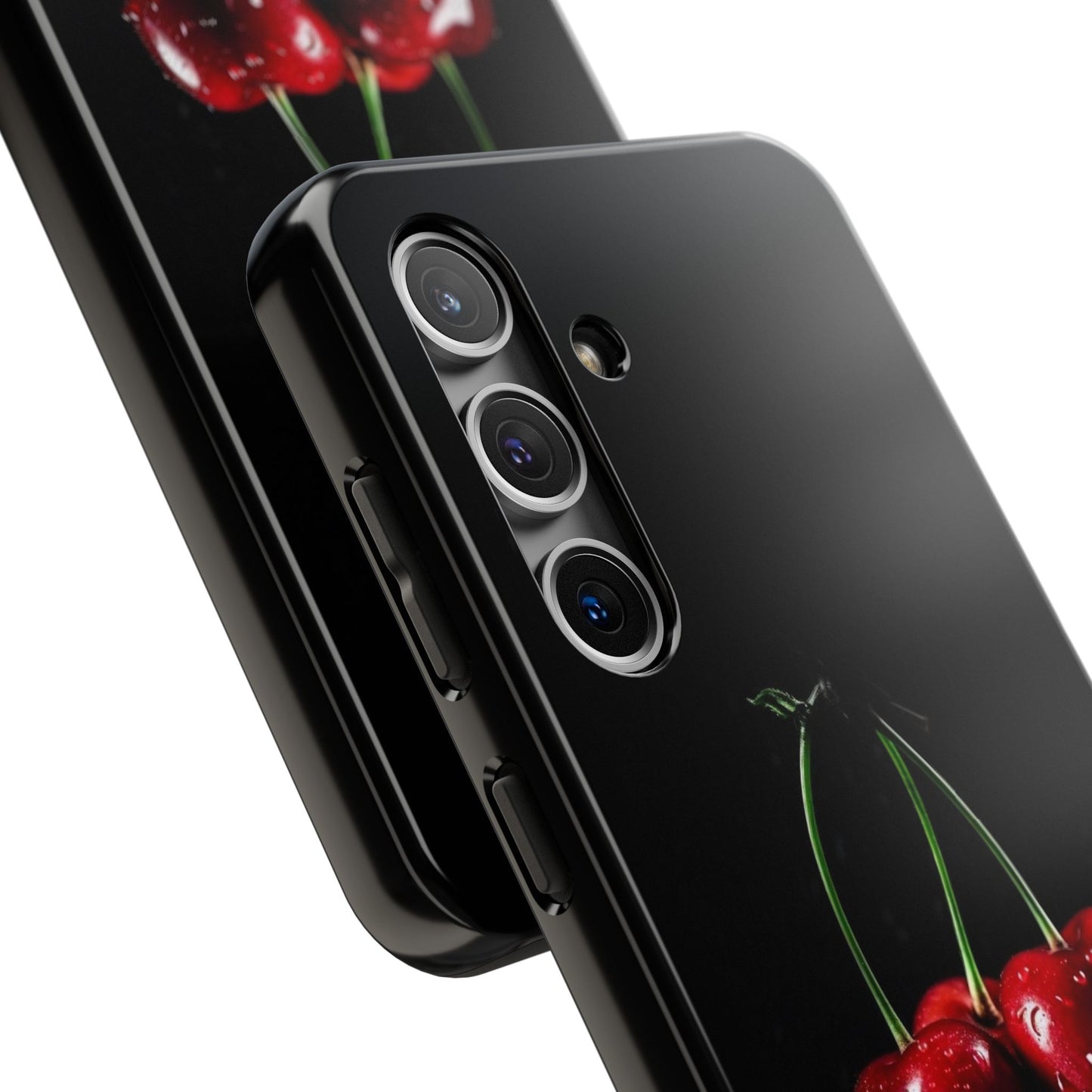 Cherry Splash Tough Phone Case - Durable, Stylish Protection
