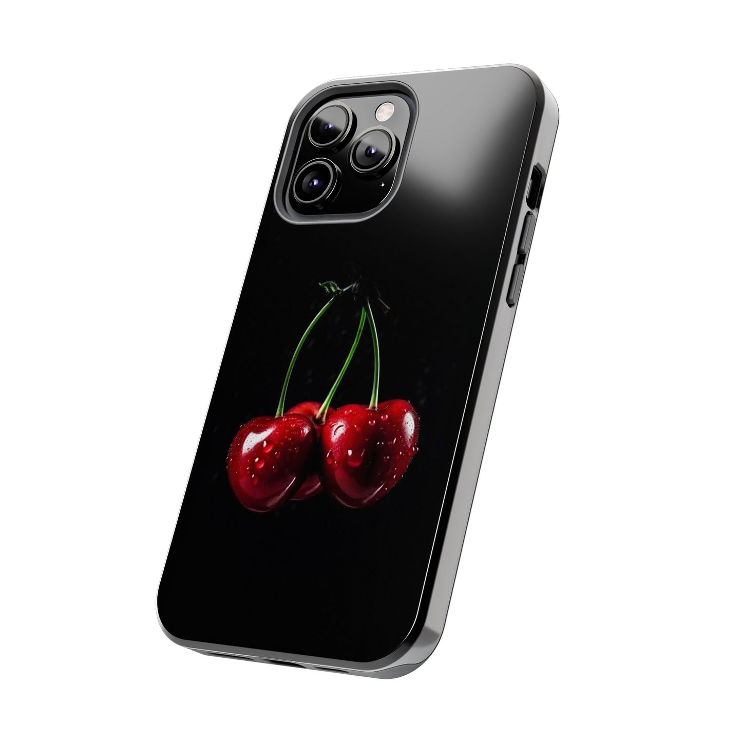 Cherry Splash Tough Phone Case - Durable, Stylish Protection