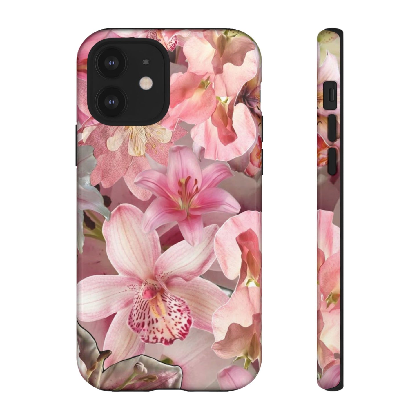 Phone Case - Matte & Glossy Tough Case Lily Flowers
