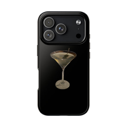 Stylish Martini Tough Phone Case - Perfect for Cocktail Lovers