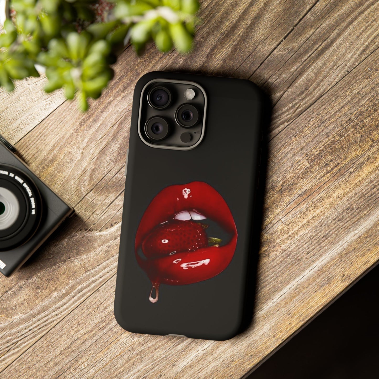 Sleek Phone Case featuring Bold Lip Design, Tough Cases, Stylish Tech Accessories, Unique Gift for Her, Modern Phone Covers, Artful [...]