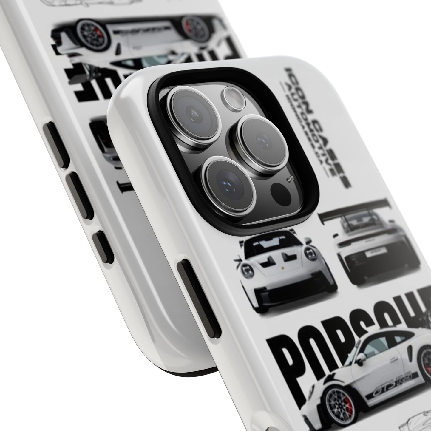 Porsche Phone Case, Tough Car Lover's Gift, Racing Enthusiast Accessory, Durable Auto Merchandise, Birthday Gift for Him