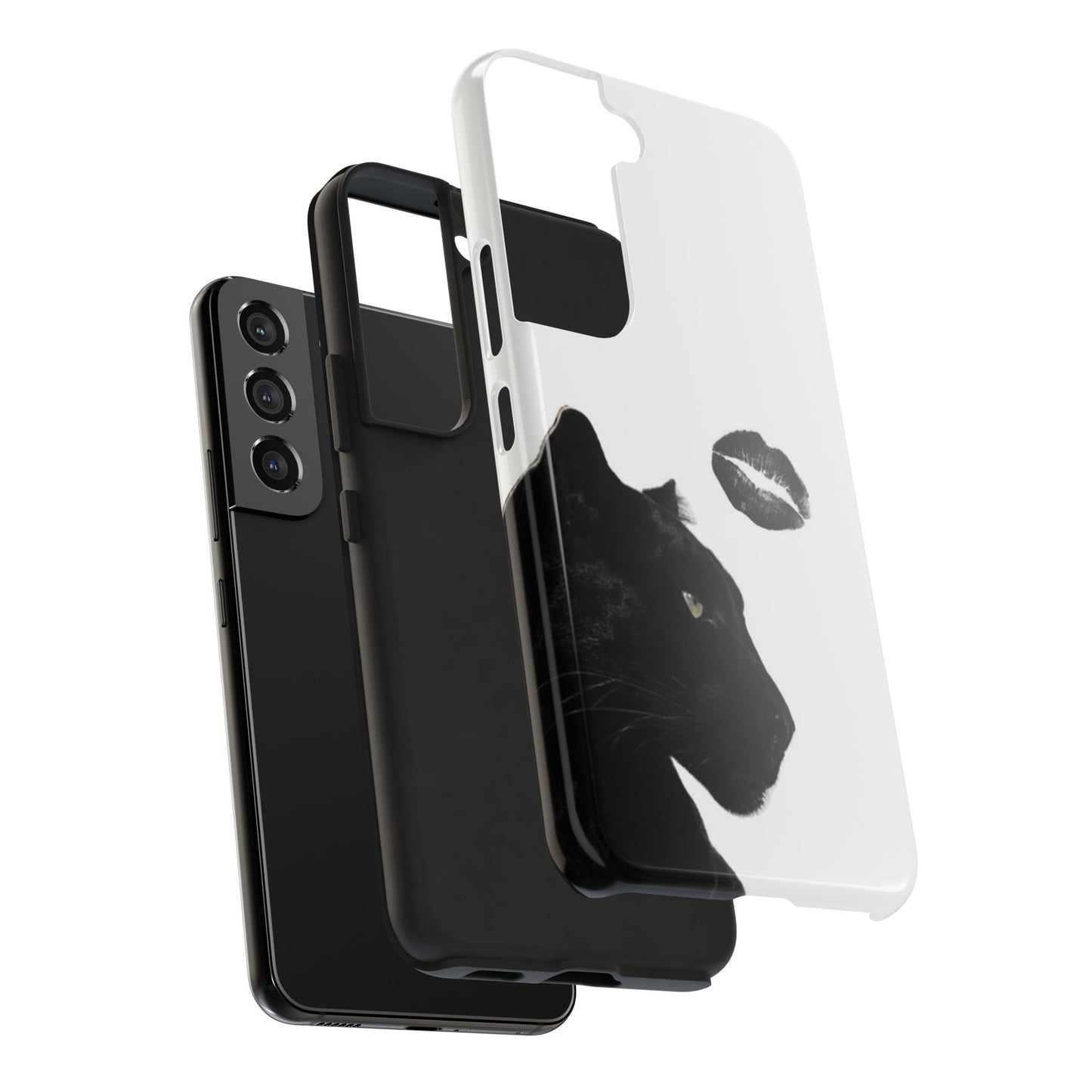 Elegant Panther Design Tough Phone Case - Stylish Protection for Animal Lovers