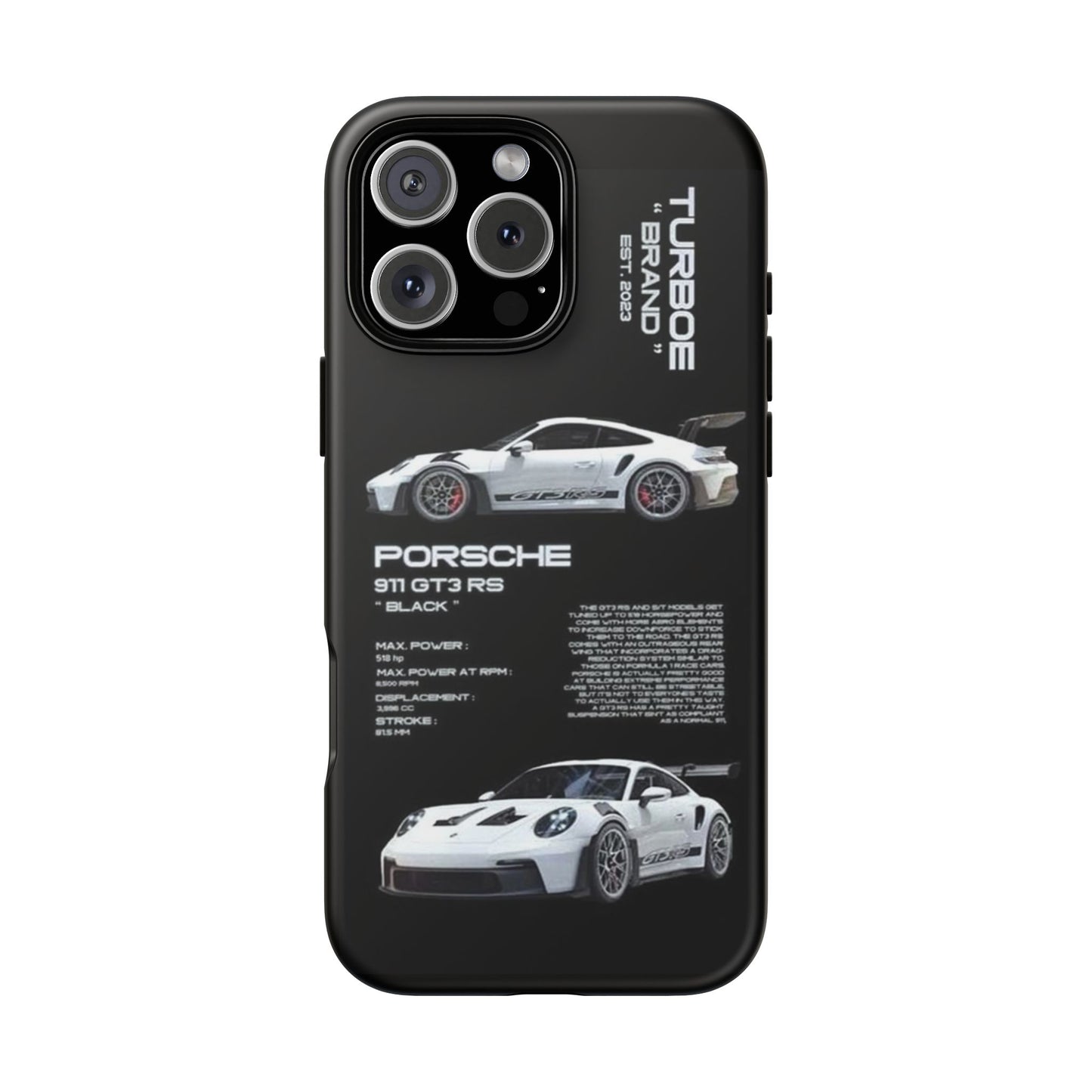 Porsche Phone Case, Tough Car Case, Automotive Gift, Racing Enthusiast Accessory, Stylish Smartphone Protection