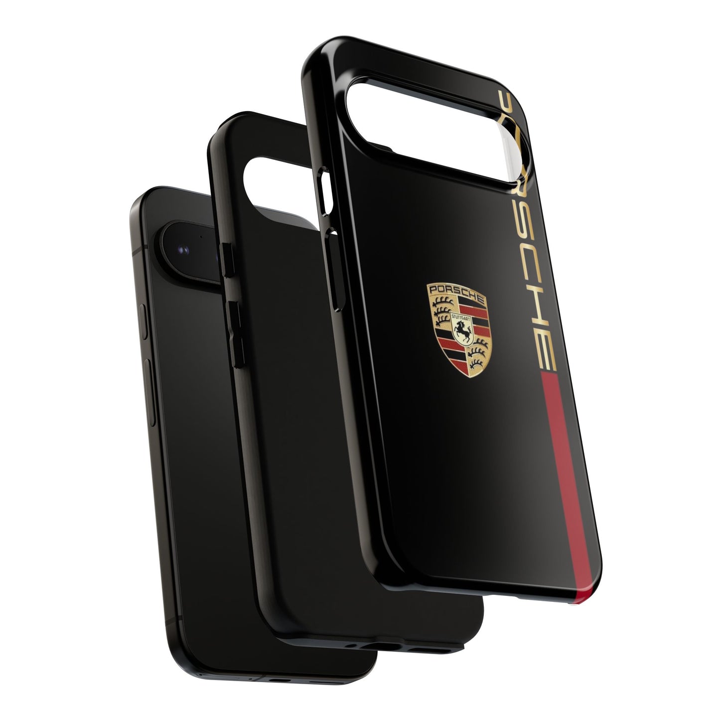 Porsche Tough Phone Case, Durable Car Lover Accessory, Protective Cover, Gift for Auto Enthusiasts, Racing Themed Phone Accessory