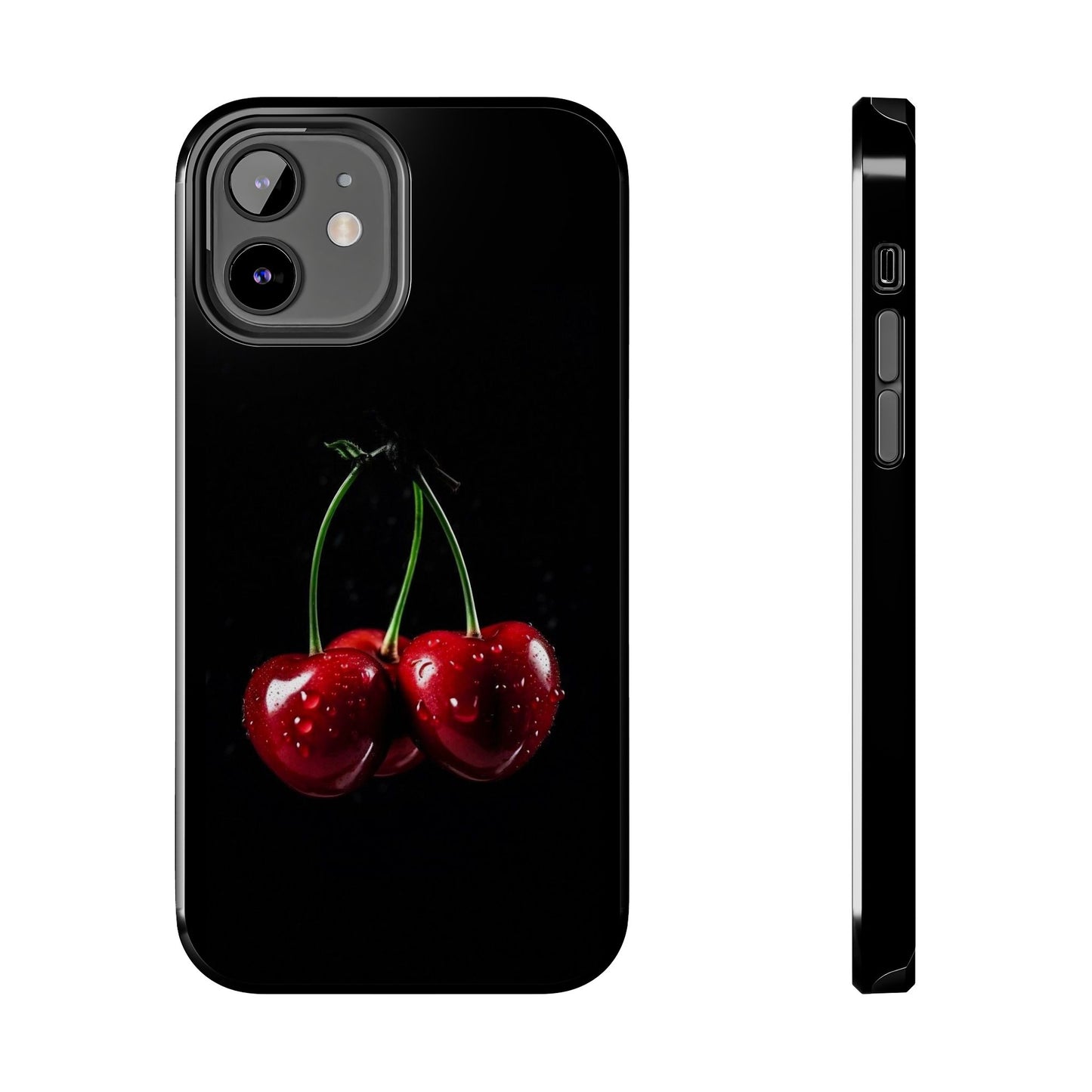 Cherry Splash Tough Phone Case - Durable, Stylish Protection