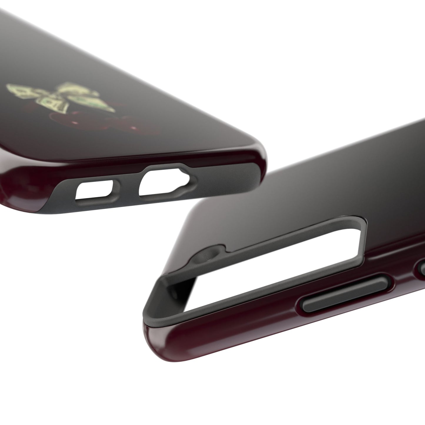 Cherry Bow Tough Phone Case - Stylish & Durable Protection