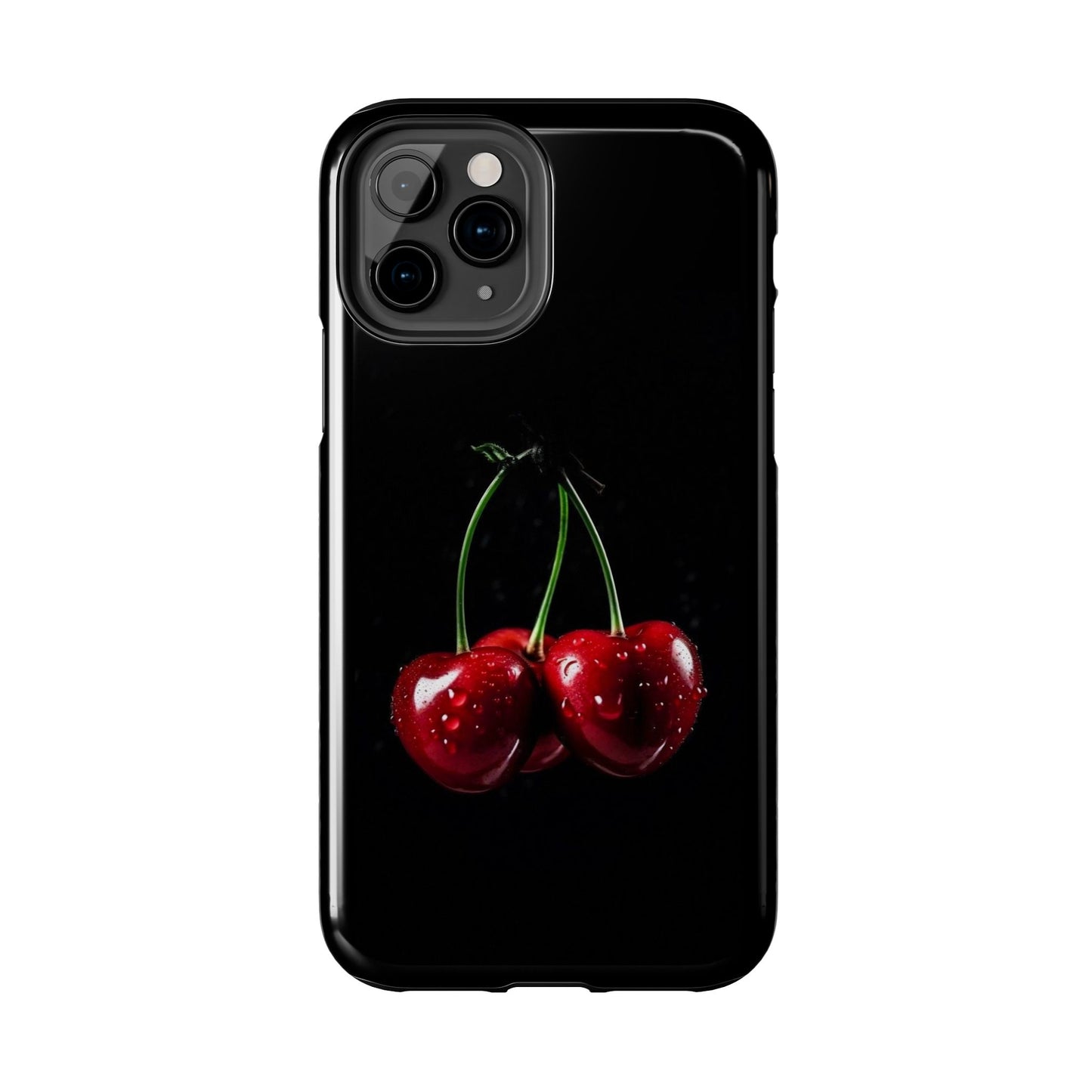 Cherry Splash Tough Phone Case - Durable, Stylish Protection