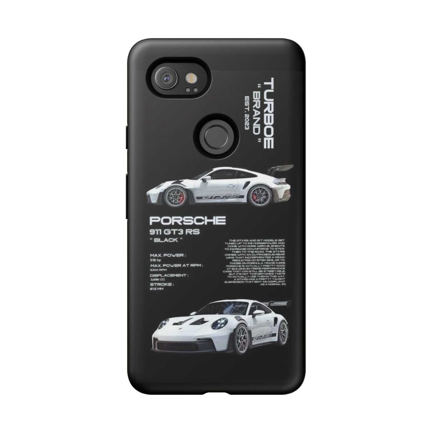 Porsche Phone Case, Tough Car Case, Automotive Gift, Racing Enthusiast Accessory, Stylish Smartphone Protection