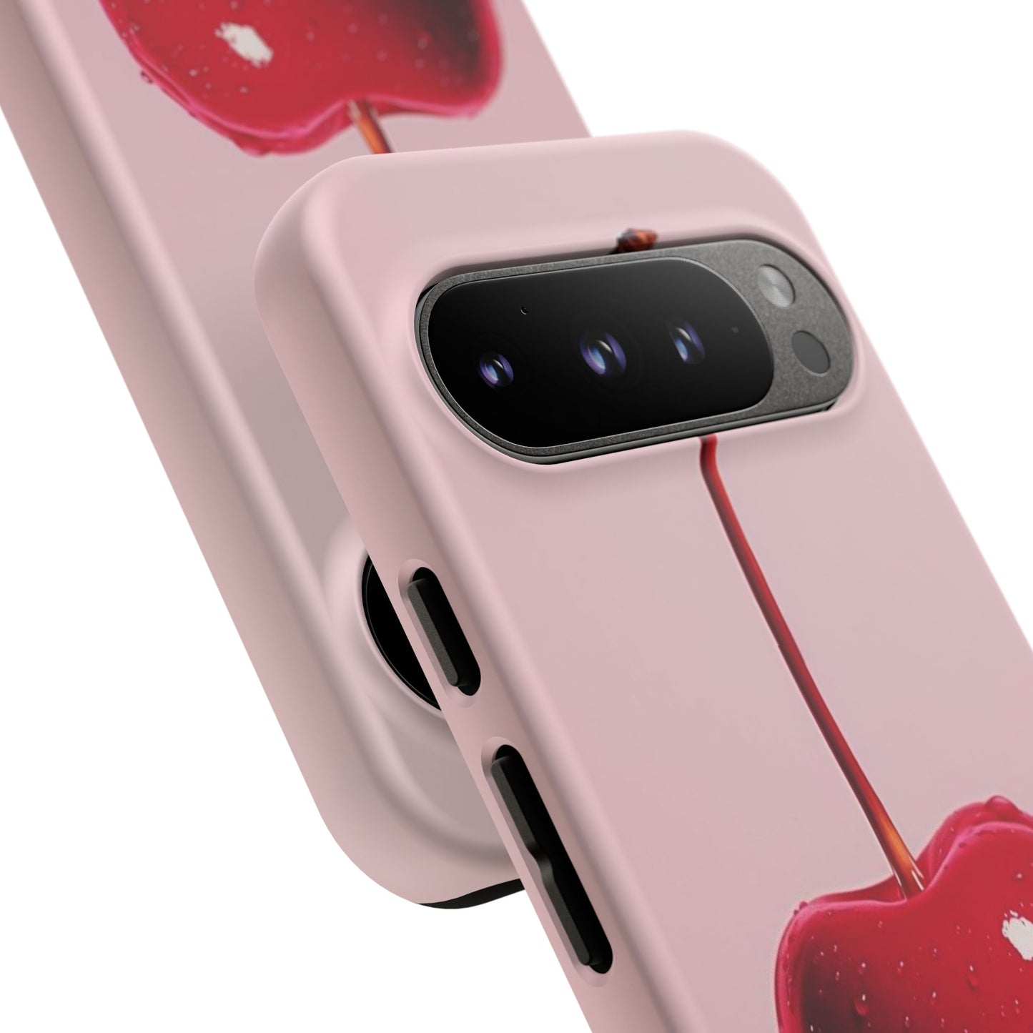 Cherry Drip Phone Case, Tough Phone Cover, Cute Cherry Accessory, Trendy Mobile Case, Kawaii Phone Case, Gift for Her