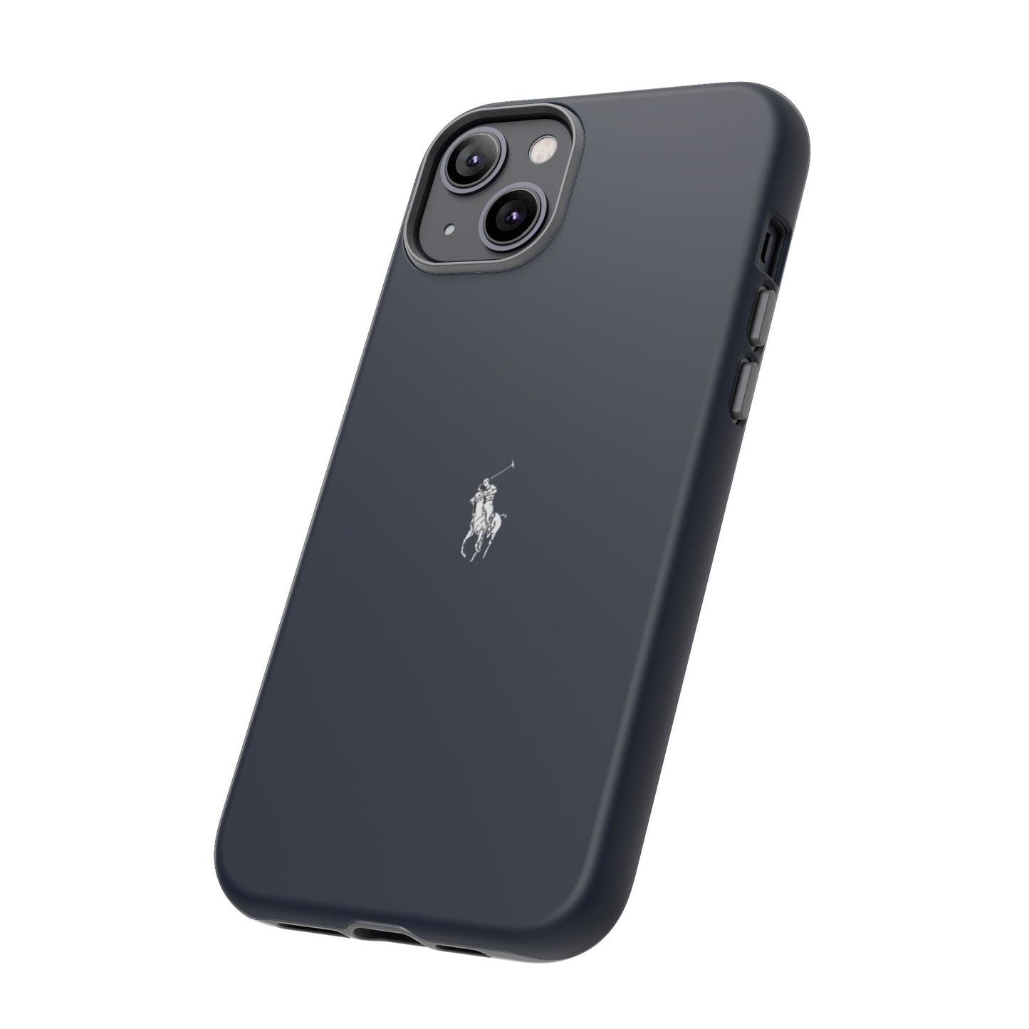 Navy Polo Logo Tough Phone Case — Slim Protective iPhone Cover