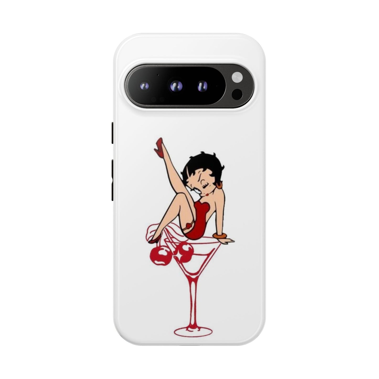 Betty Boop Martini Phone Case - Stylish Tough Cases for Fun Lovers