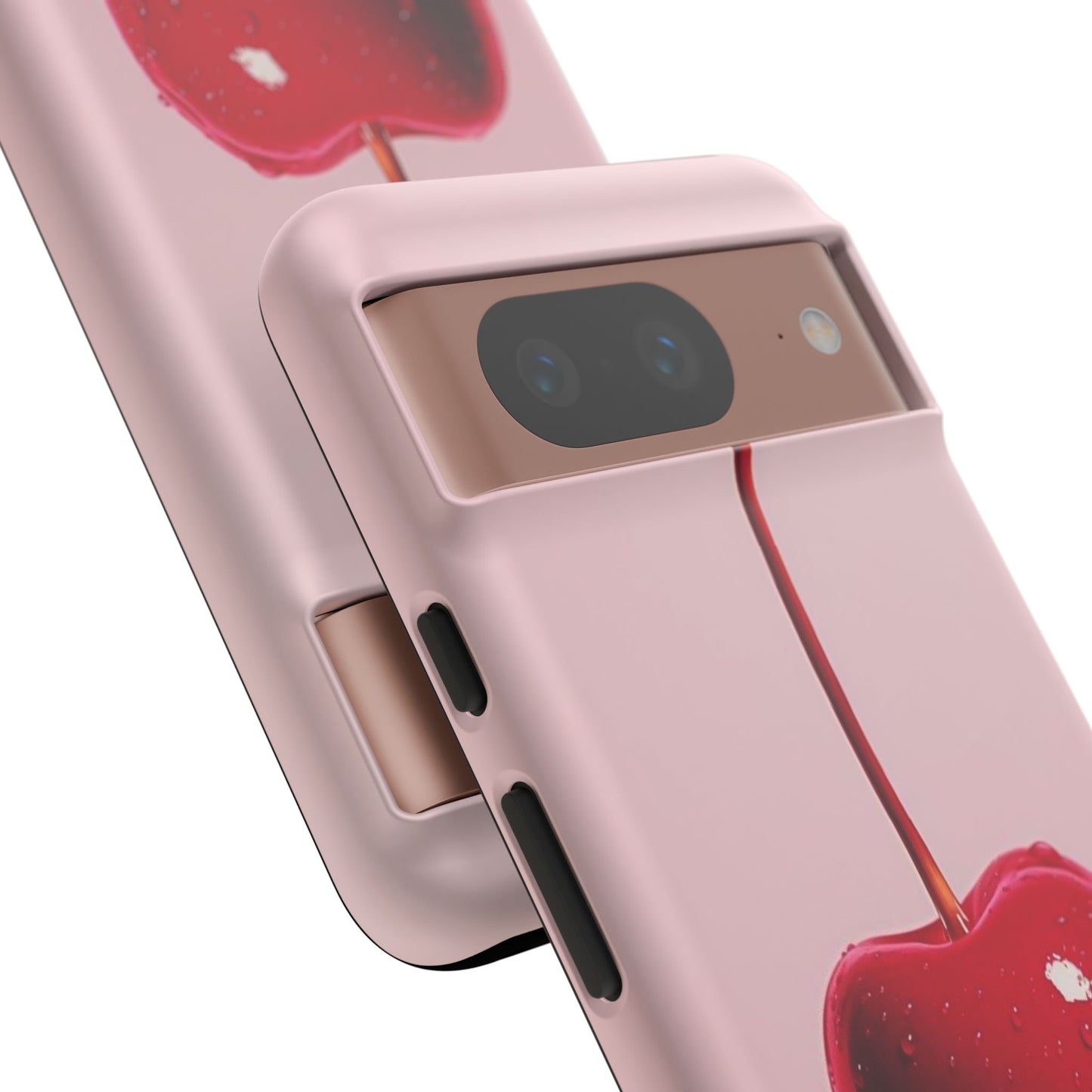 Cherry Drip Phone Case, Tough Phone Cover, Cute Cherry Accessory, Trendy Mobile Case, Kawaii Phone Case, Gift for Her