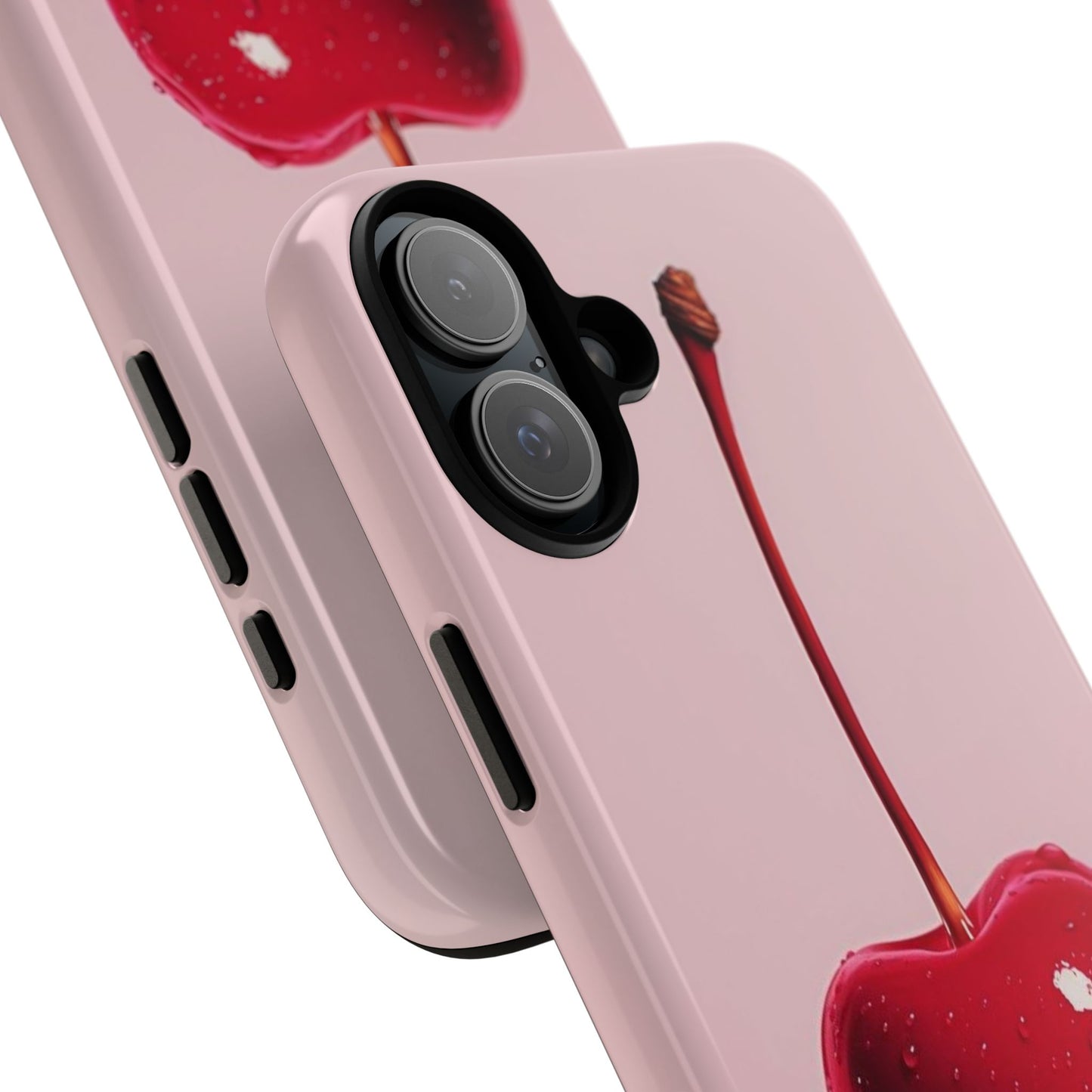 Cherry Drip Phone Case, Tough Phone Cover, Cute Cherry Accessory, Trendy Mobile Case, Kawaii Phone Case, Gift for Her