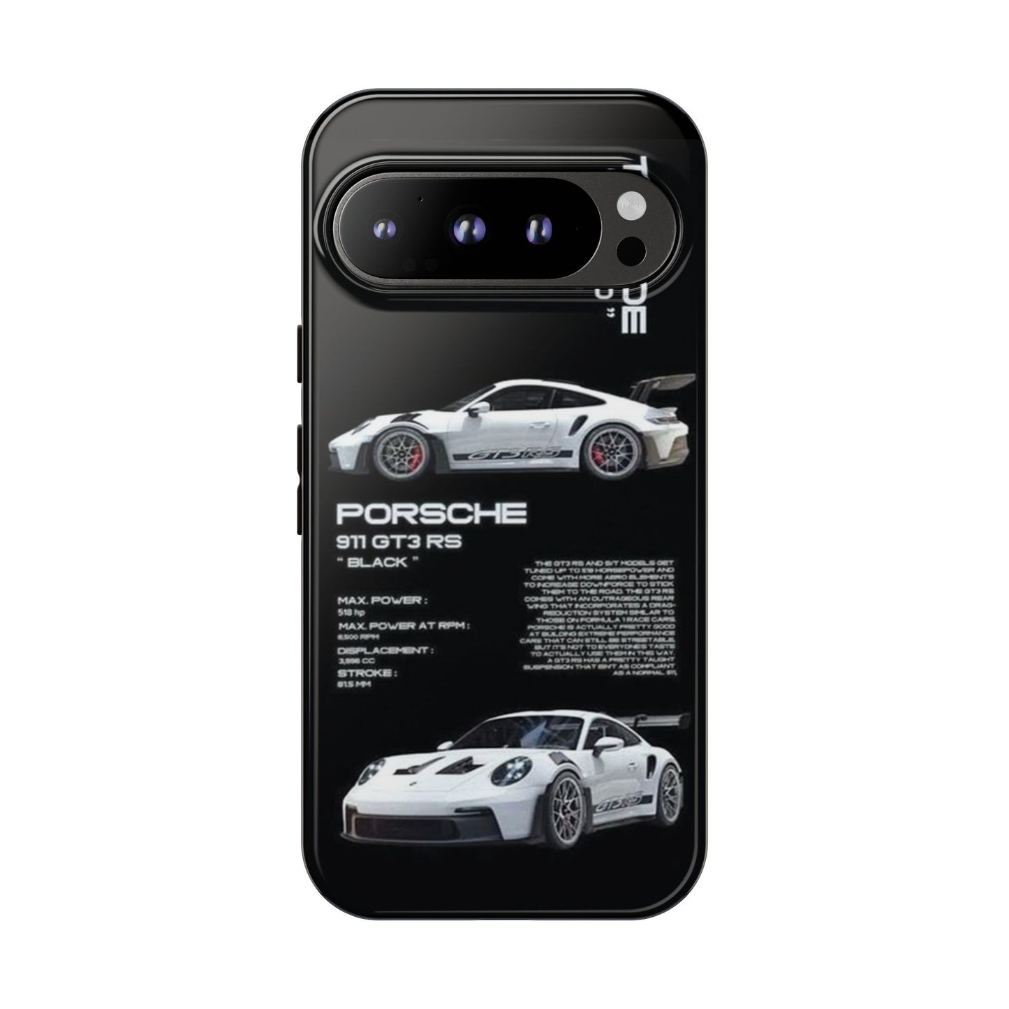 Porsche Phone Case, Tough Car Case, Automotive Gift, Racing Enthusiast Accessory, Stylish Smartphone Protection