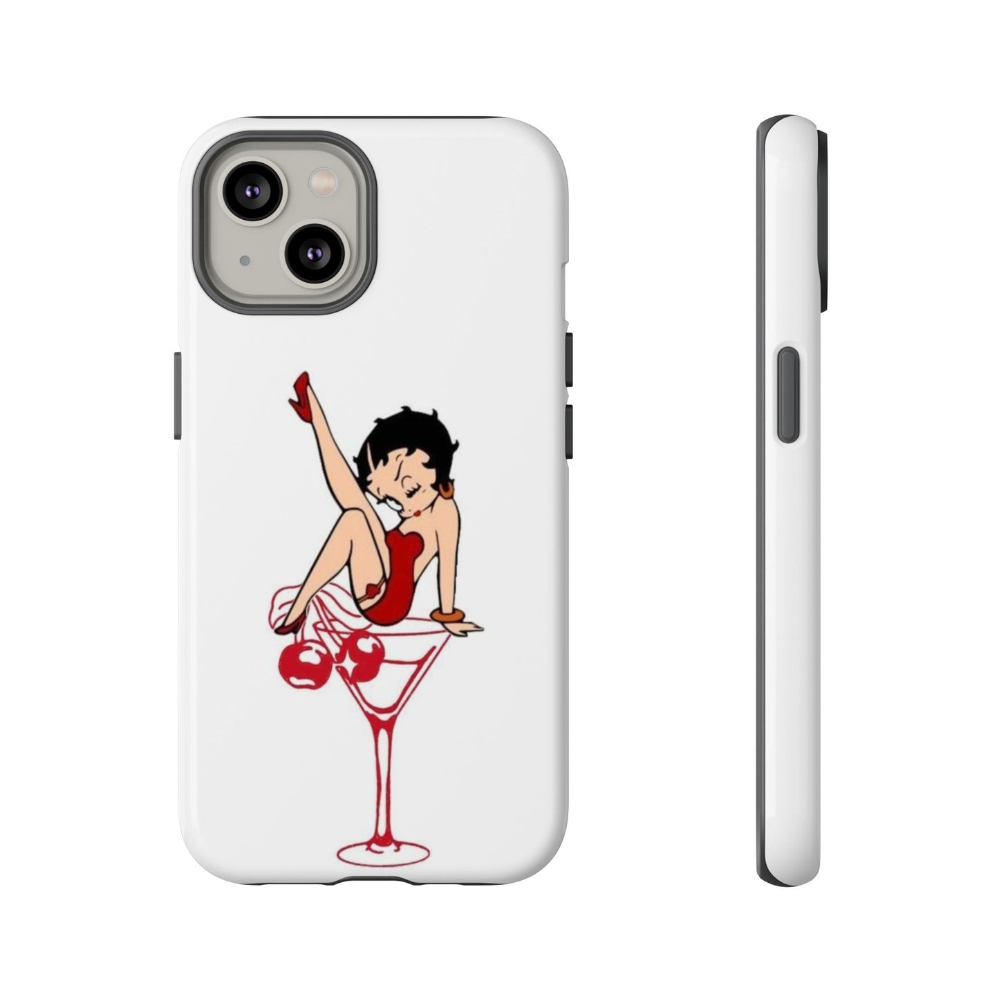 Betty Boop Martini Phone Case - Stylish Tough Cases for Fun Lovers