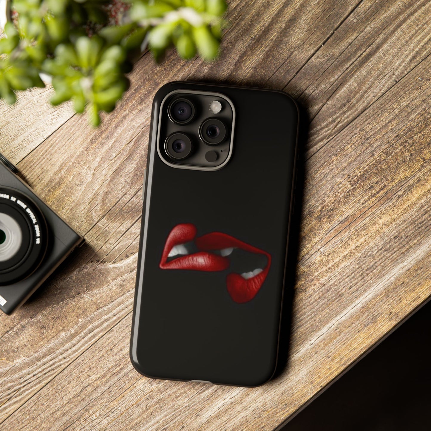 Bold Lip Phone Case - Tough Cases, Unique Gift, Trendy Accessory, Statement Item, Everyday Use
