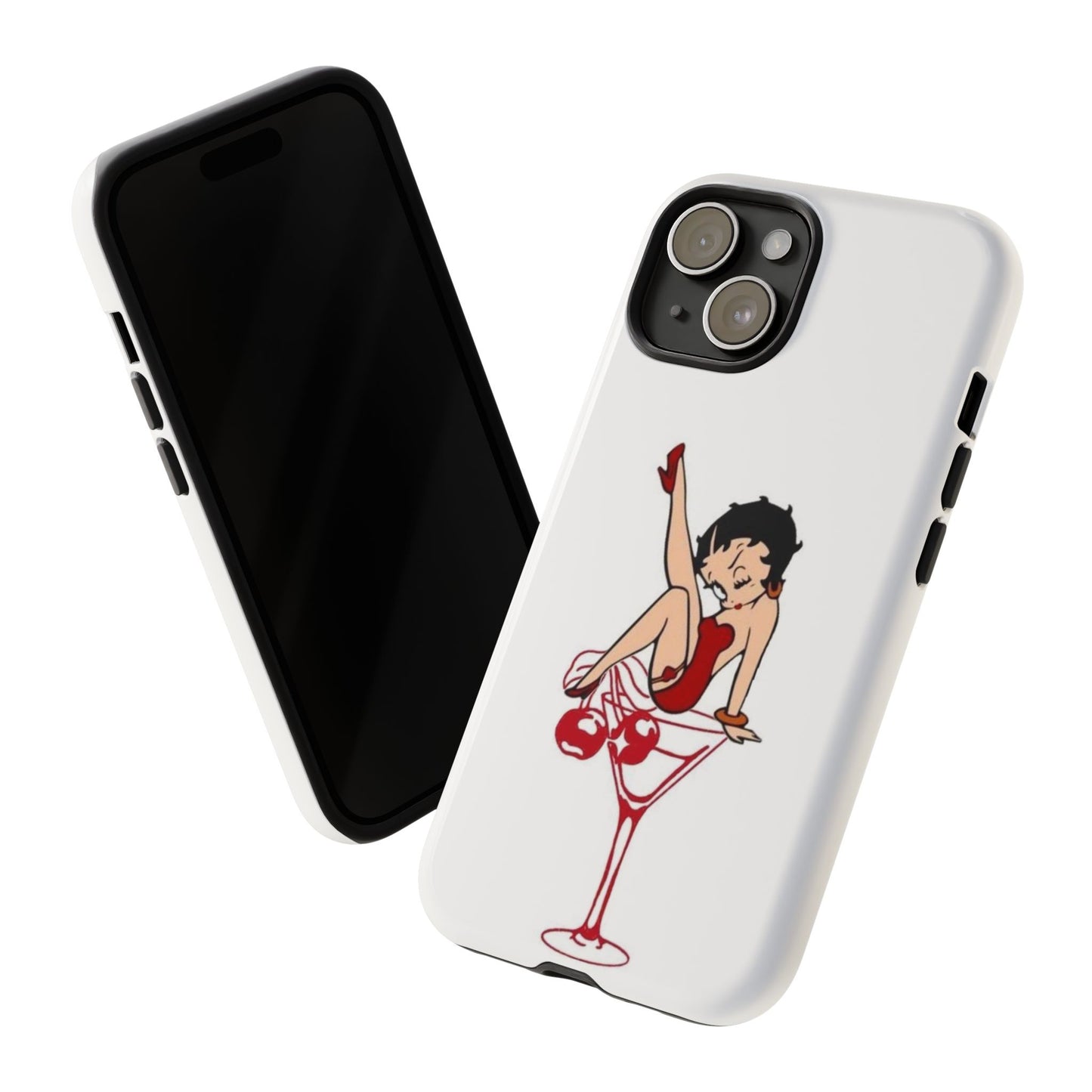 Betty Boop Martini Phone Case - Stylish Tough Cases for Fun Lovers