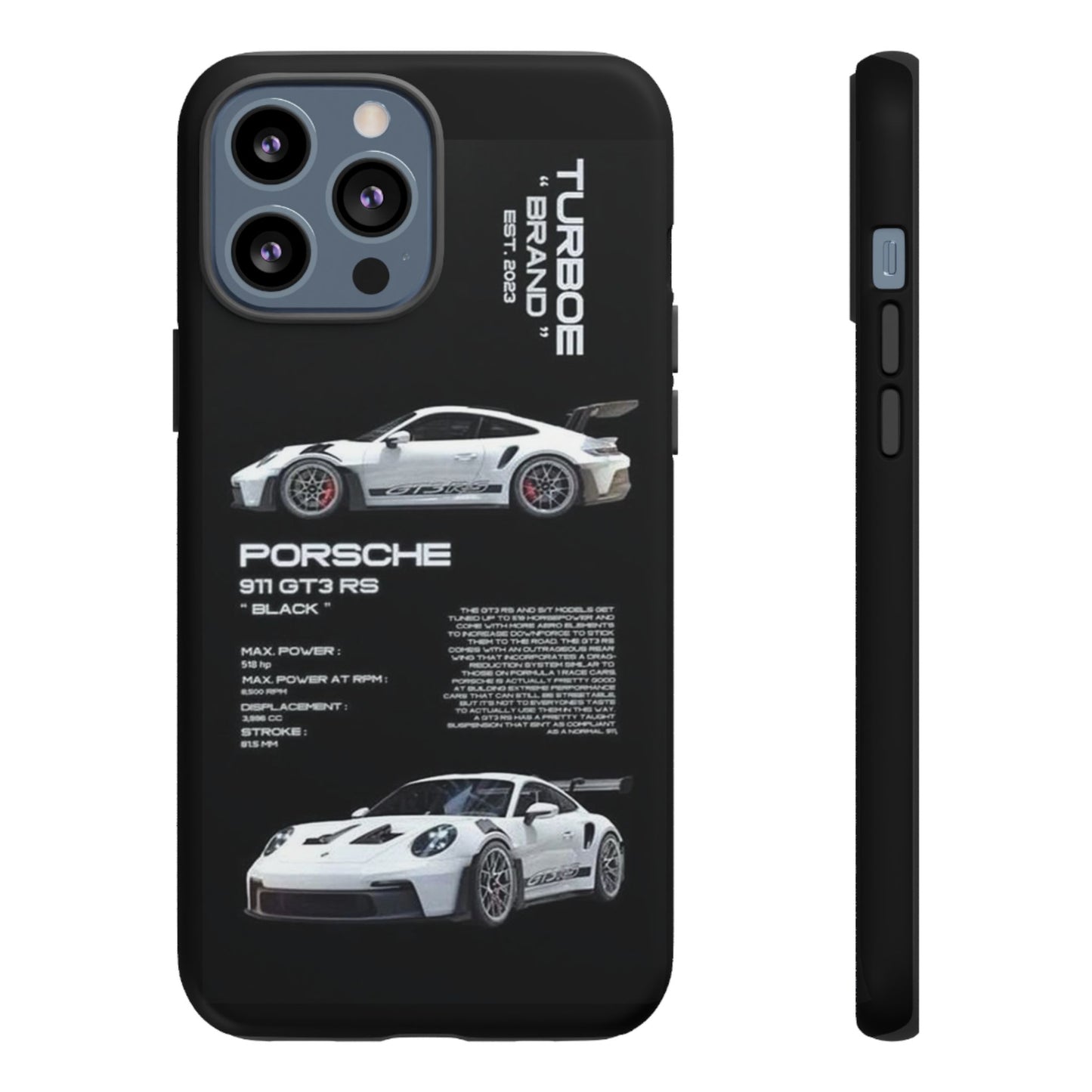 Porsche Phone Case, Tough Car Case, Automotive Gift, Racing Enthusiast Accessory, Stylish Smartphone Protection