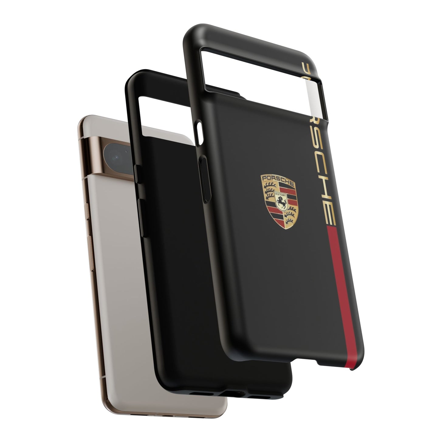 Porsche Tough Phone Case, Durable Car Lover Accessory, Protective Cover, Gift for Auto Enthusiasts, Racing Themed Phone Accessory