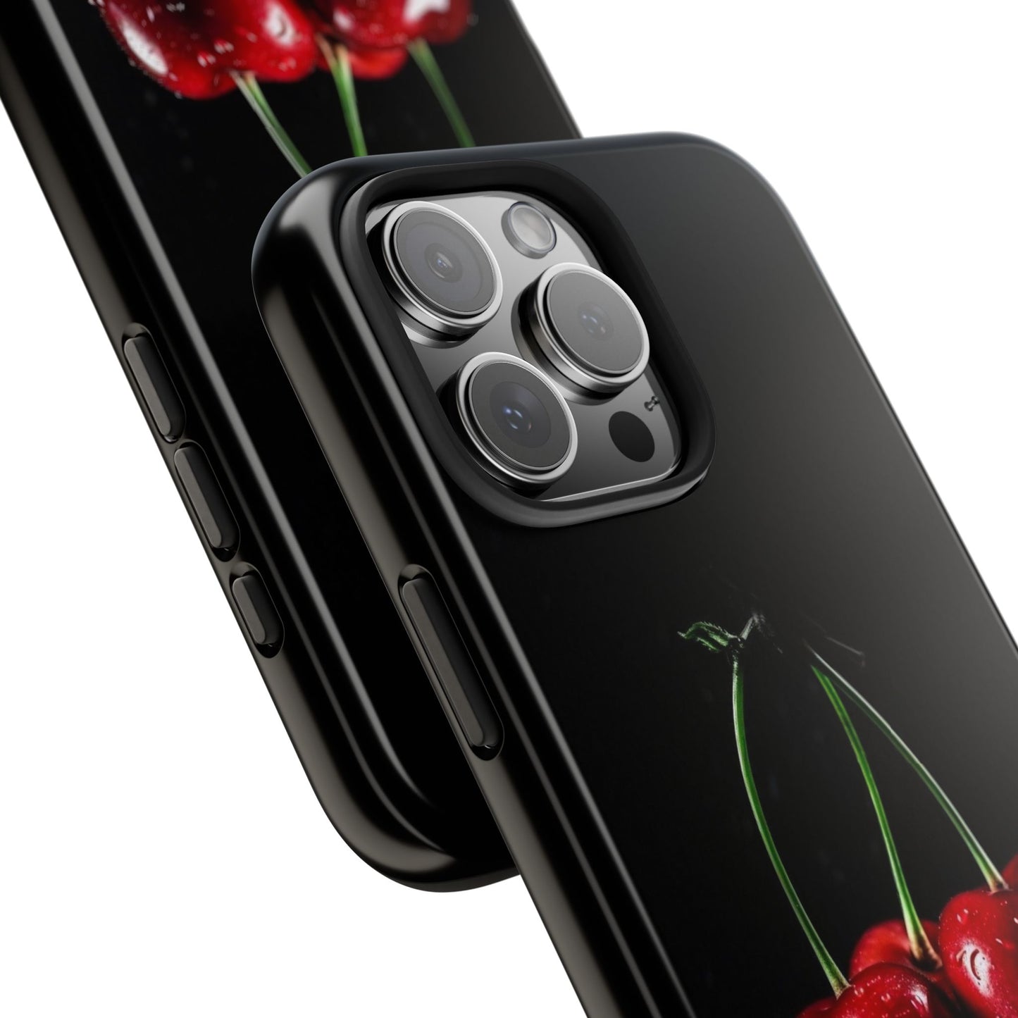 Cherry Splash Tough Phone Case - Durable, Stylish Protection