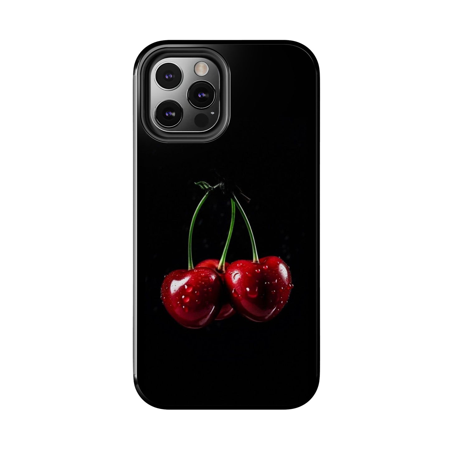 Cherry Splash Tough Phone Case - Durable, Stylish Protection
