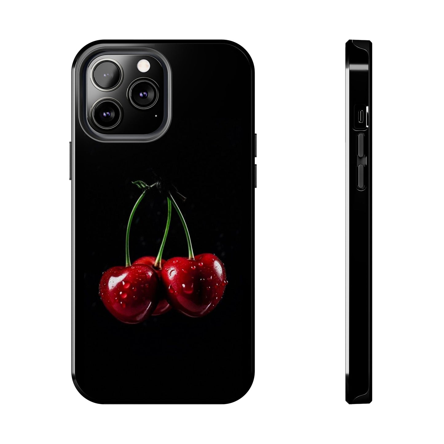 Cherry Splash Tough Phone Case - Durable, Stylish Protection