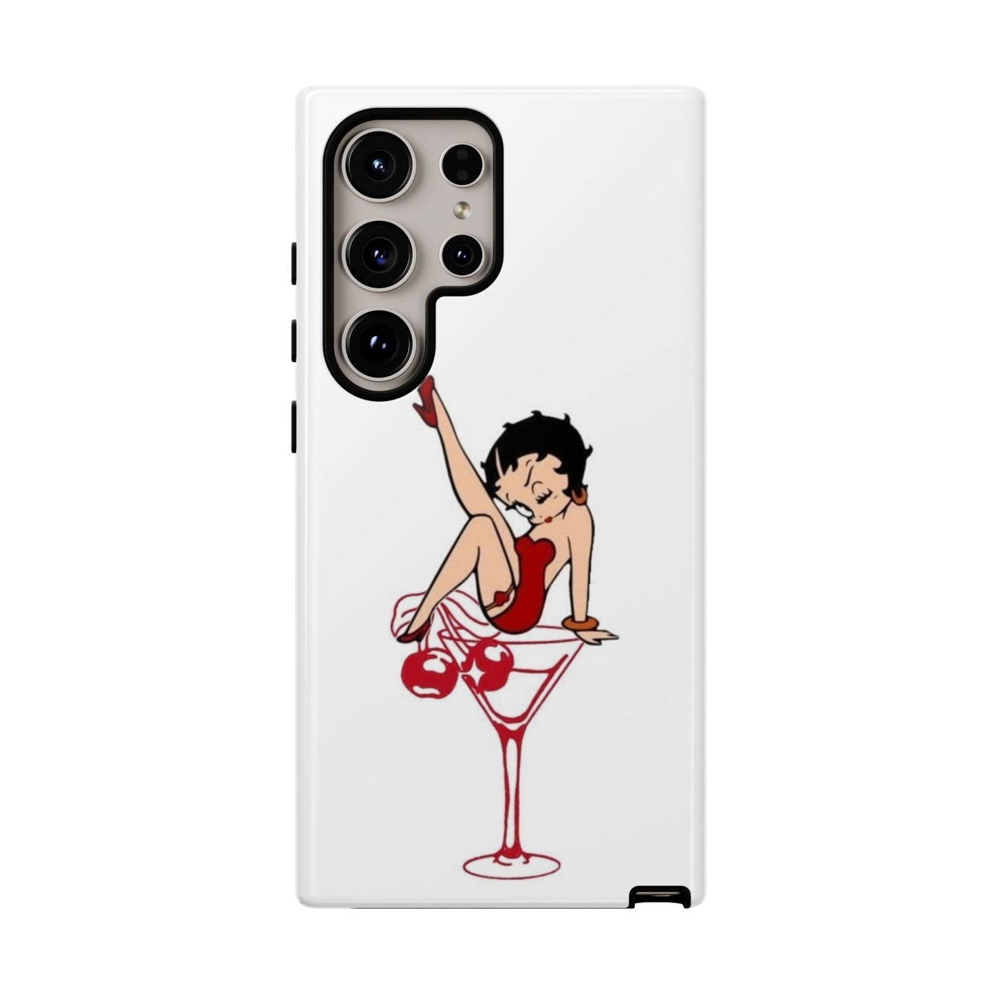 Betty Boop Martini Phone Case - Stylish Tough Cases for Fun Lovers