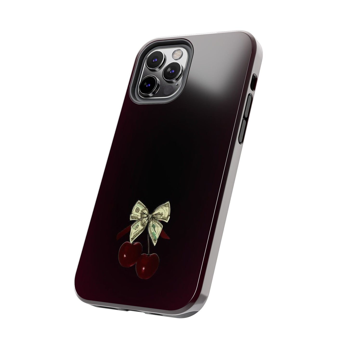 Cherry Bow Tough Phone Case - Stylish & Durable Protection