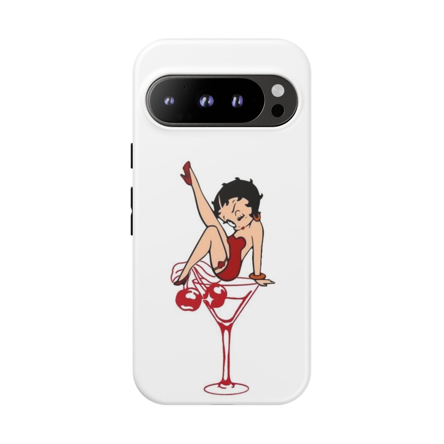 Betty Boop Martini Phone Case - Stylish Tough Cases for Fun Lovers