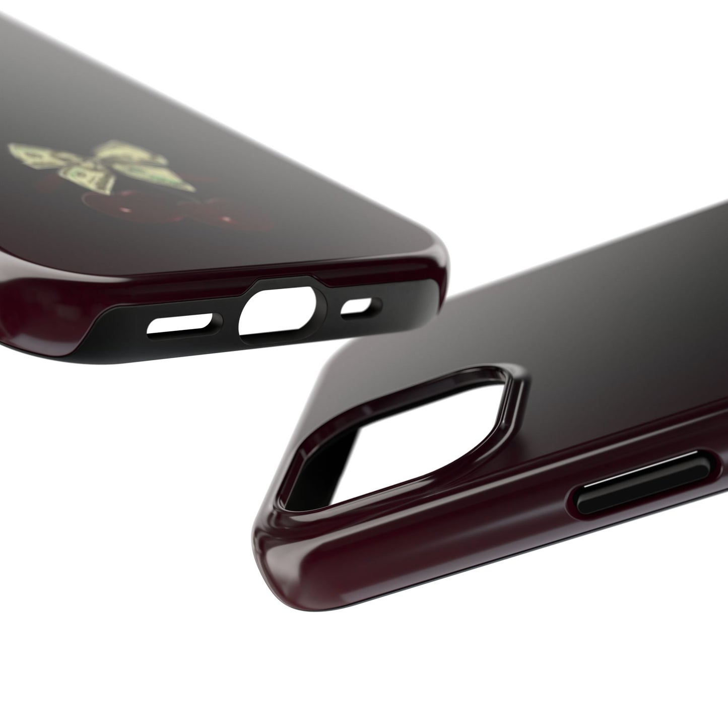 Cherry Bow Tough Phone Case - Stylish & Durable Protection