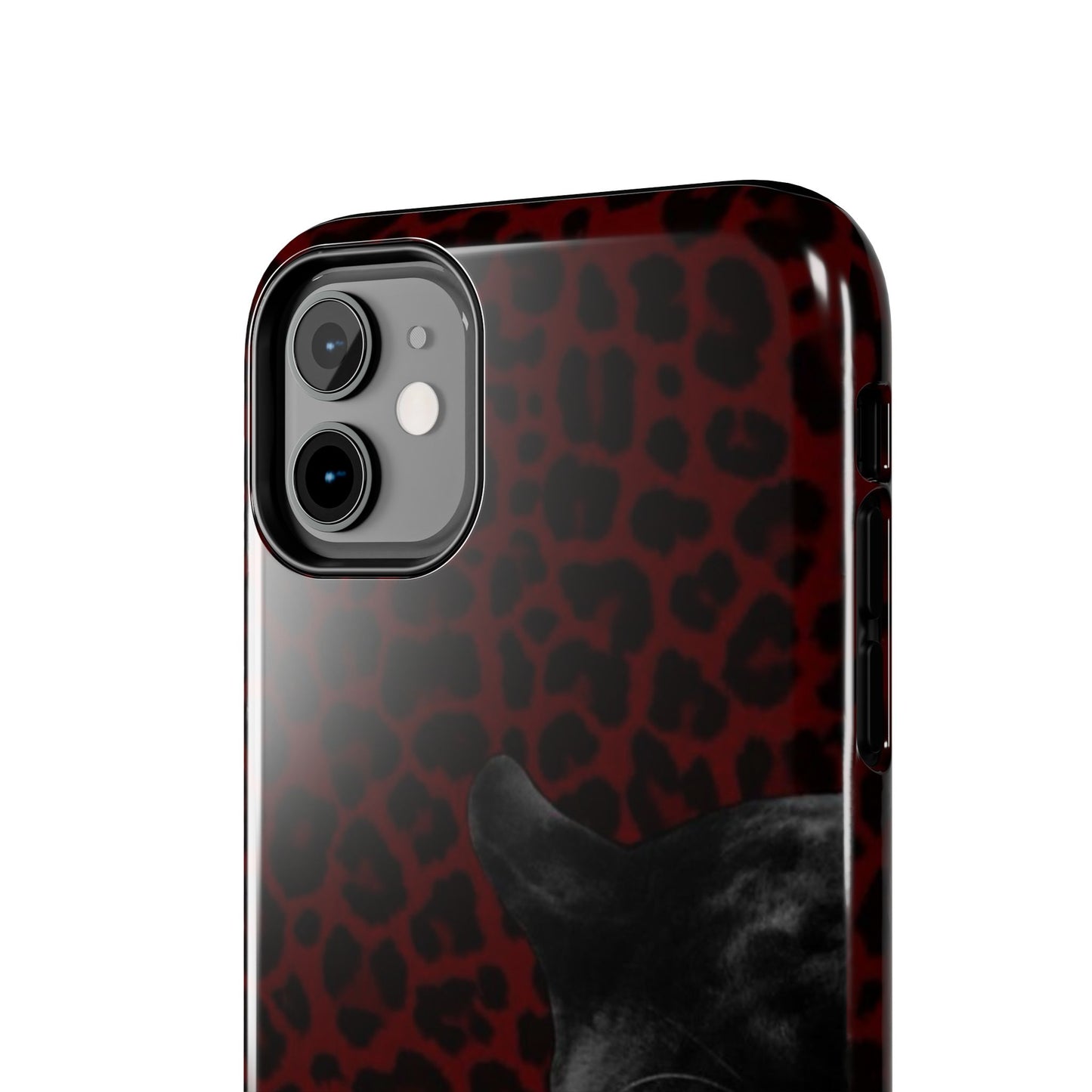 Panther Print Tough Phone Case – Stylish and Durable Protection