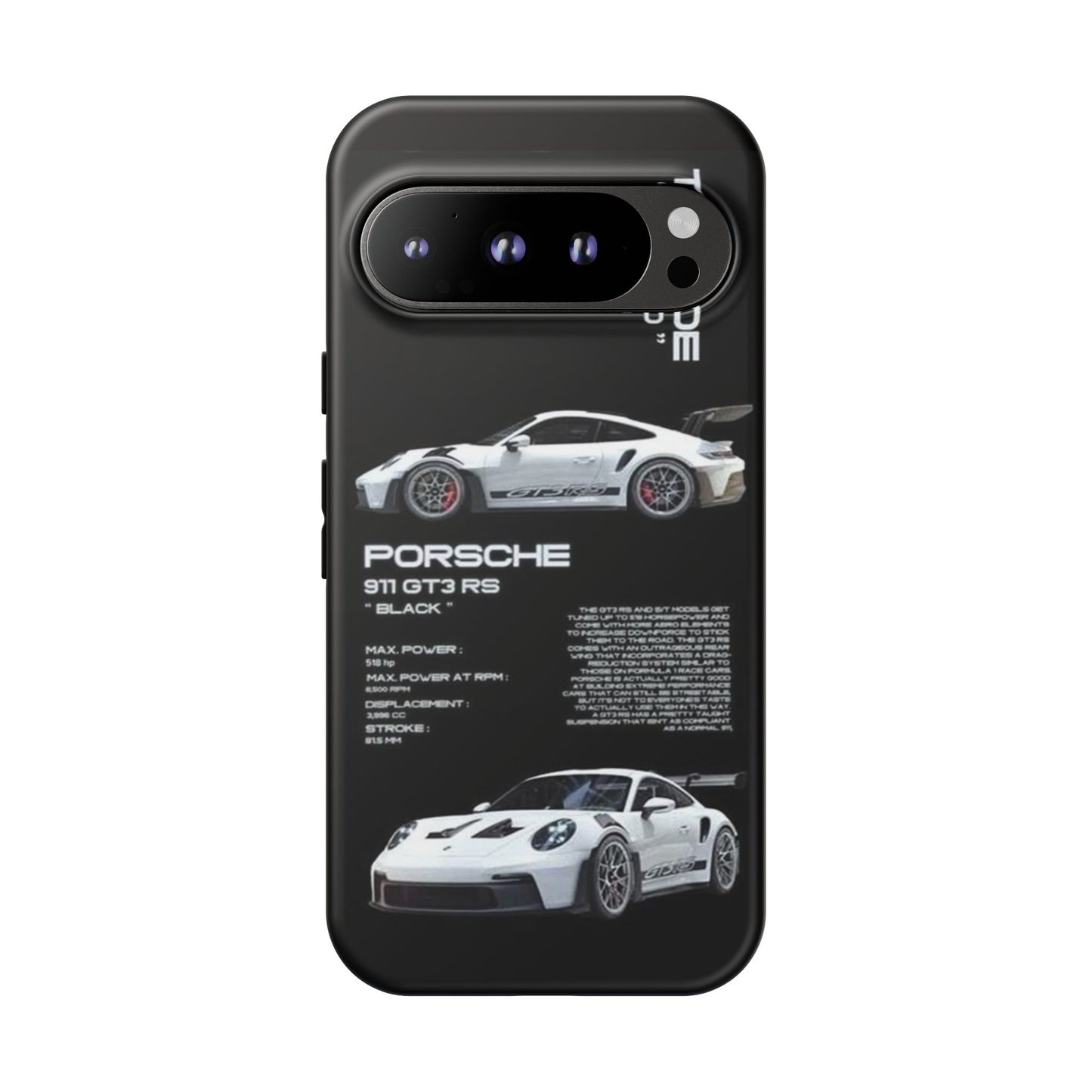 Porsche Phone Case, Tough Car Case, Automotive Gift, Racing Enthusiast Accessory, Stylish Smartphone Protection