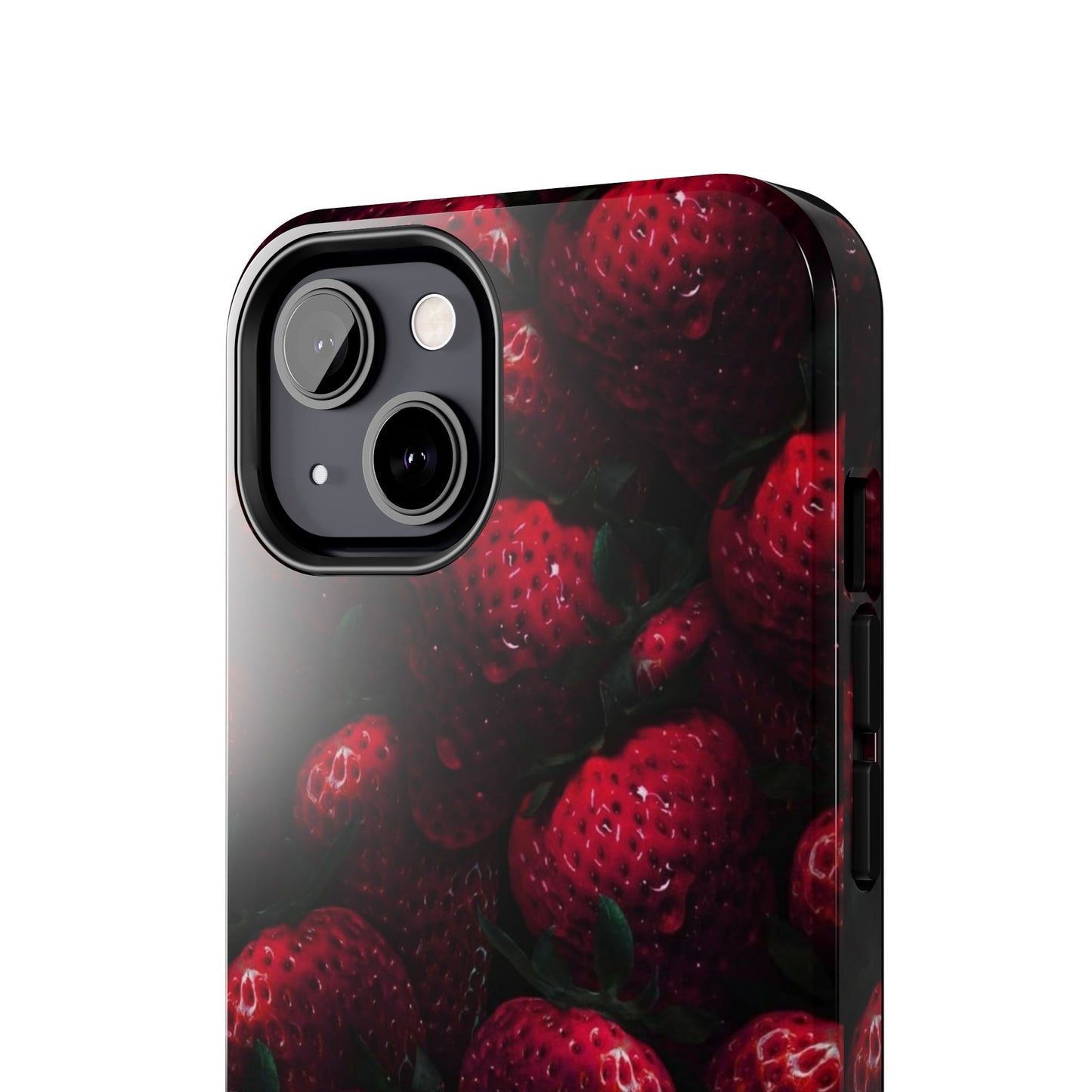 Berry Burst Tough Phone Case - Durable Protection with Strawberry Design