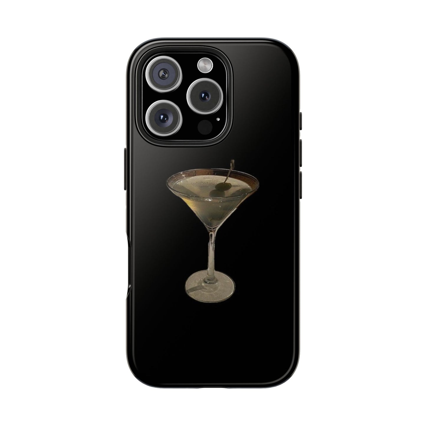 Stylish Martini Tough Phone Case - Perfect for Cocktail Lovers