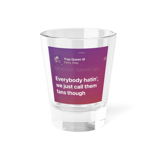 Fetty Wap Inspired Shot Glass, Fun Barware, Party Gift, Music Lover’s Collectible, Home Bar Decor, Unique Drinking Glass