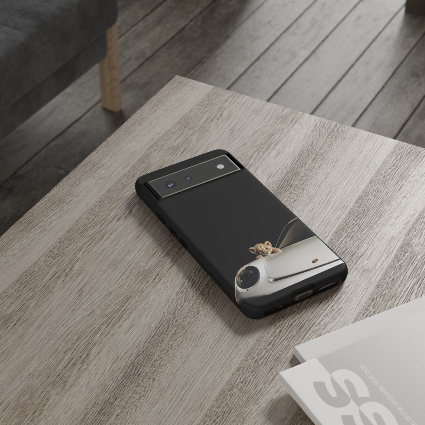 Wildlife-Inspired Phone Case with Lion Cub, Perfect Gift for Animal Lovers, Unique Phone Accessory for Car Enthusiasts, Stylish [...]