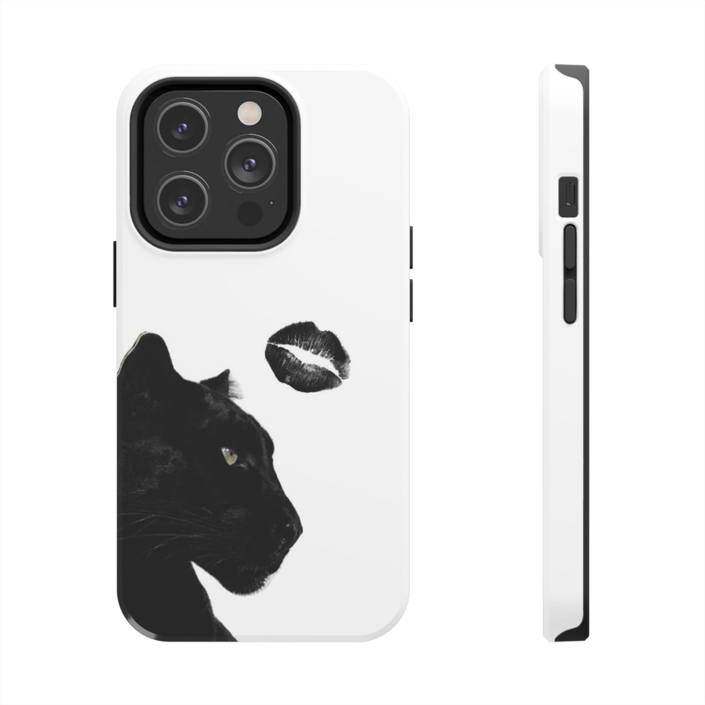 Elegant Panther Design Tough Phone Case - Stylish Protection for Animal Lovers