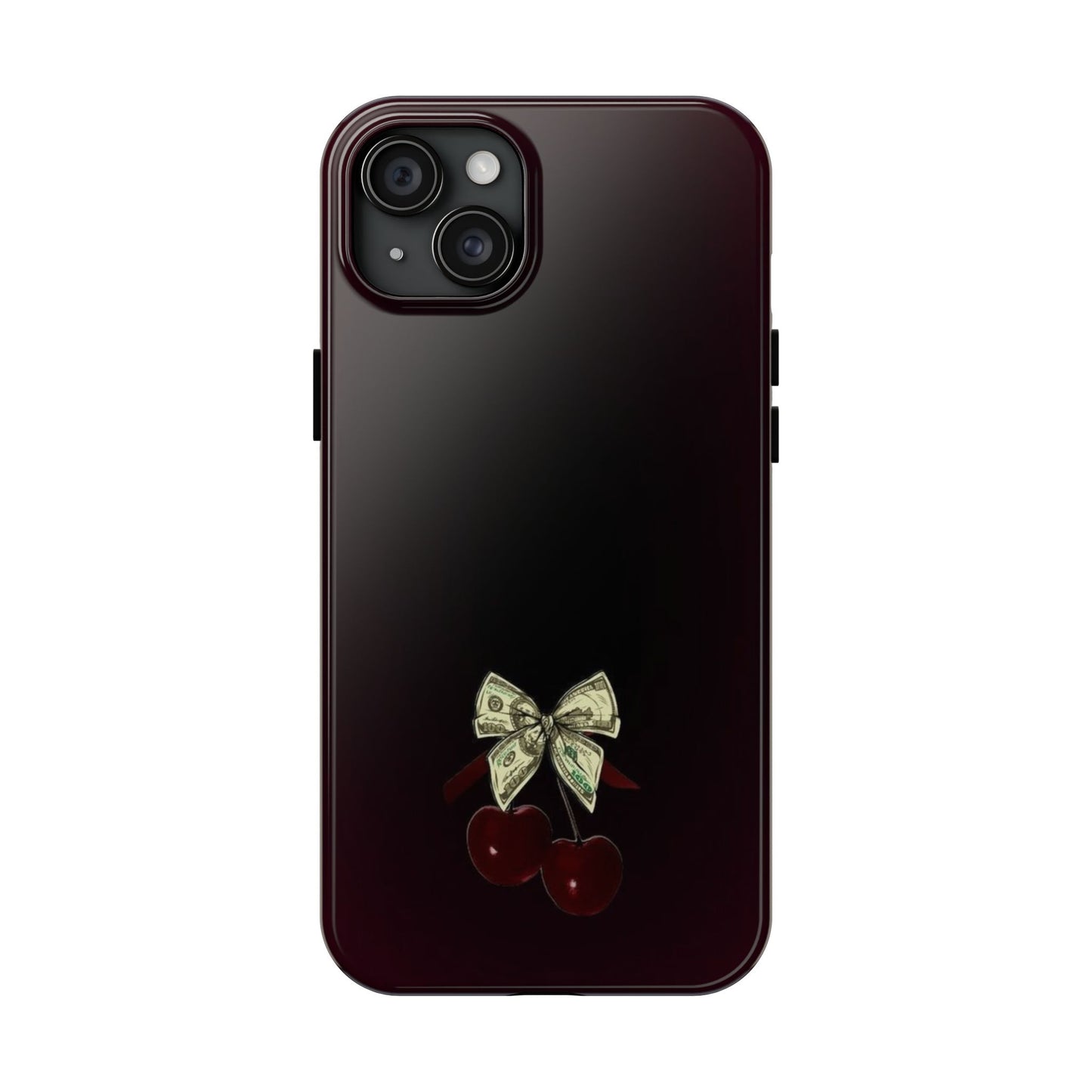 Cherry Bow Tough Phone Case - Stylish & Durable Protection