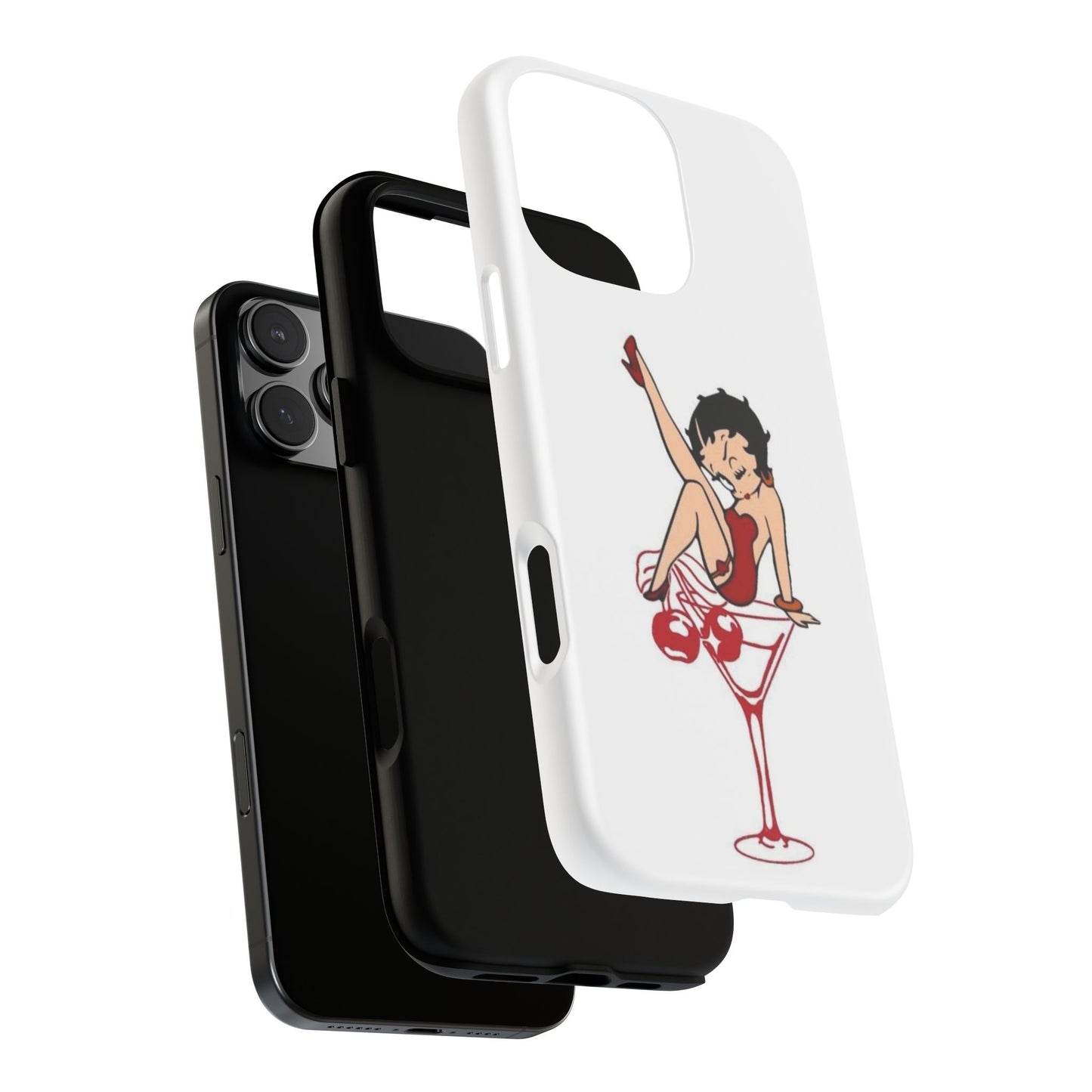 Betty Boop Martini Phone Case - Stylish Tough Cases for Fun Lovers