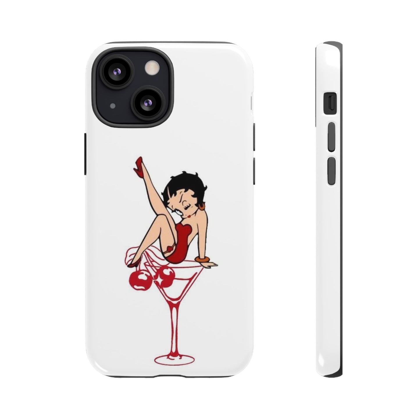 Betty Boop Martini Phone Case - Stylish Tough Cases for Fun Lovers
