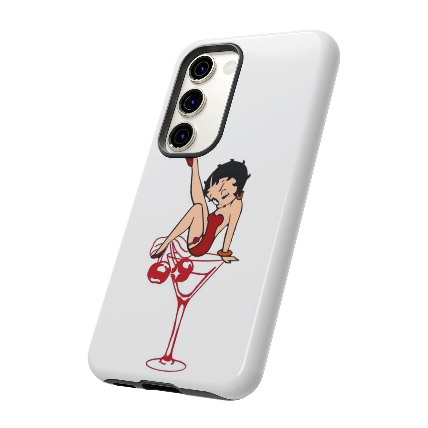 Betty Boop Martini Phone Case - Stylish Tough Cases for Fun Lovers