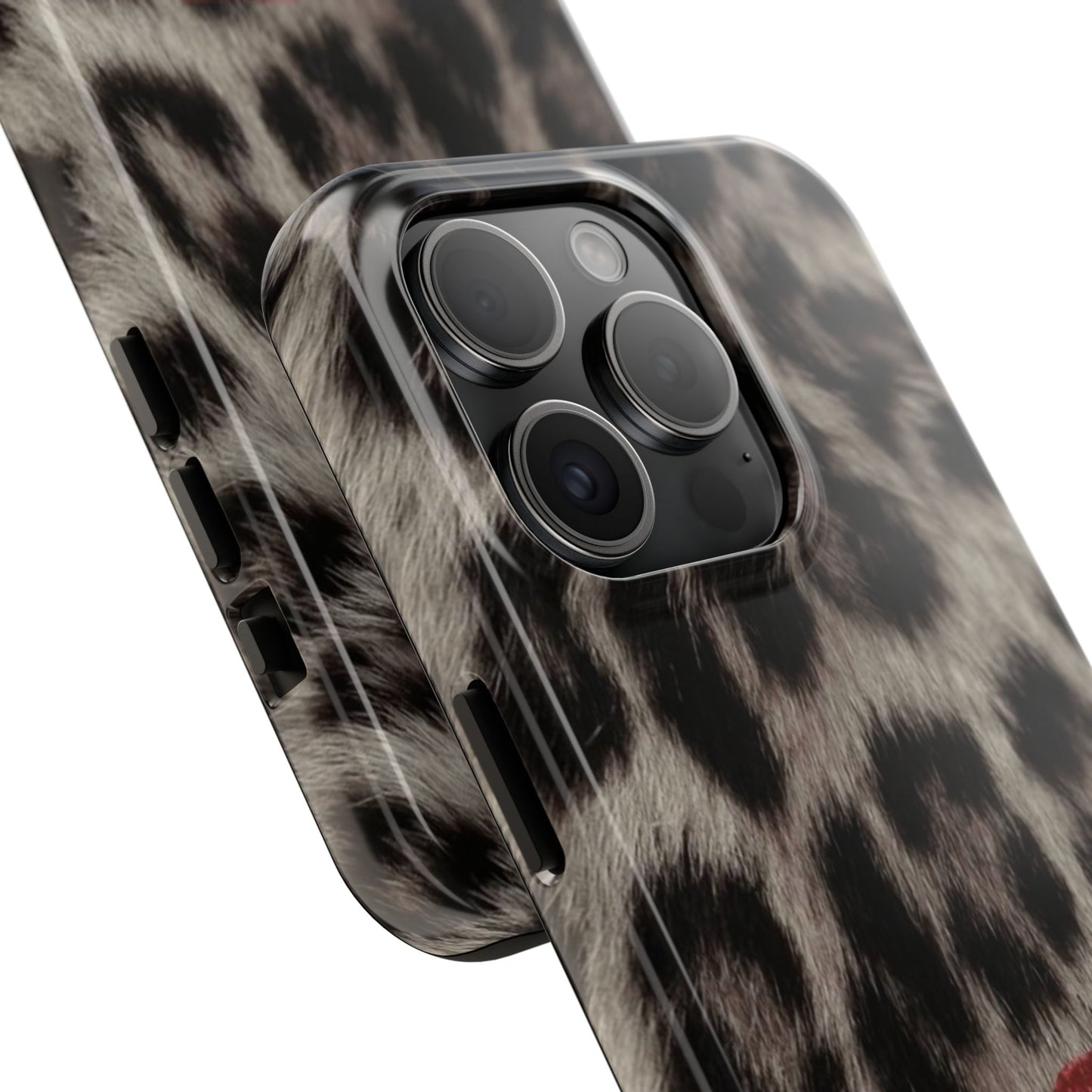 Wild Kiss Leopard Print Phone Case - Tough, Stylish Protection for Trendsetters