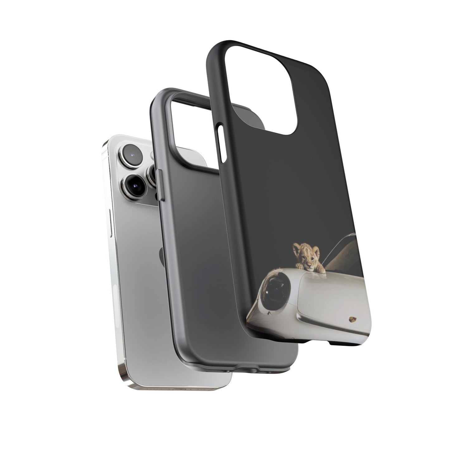 Wildlife-Inspired Phone Case with Lion Cub, Perfect Gift for Animal Lovers, Unique Phone Accessory for Car Enthusiasts, Stylish [...]