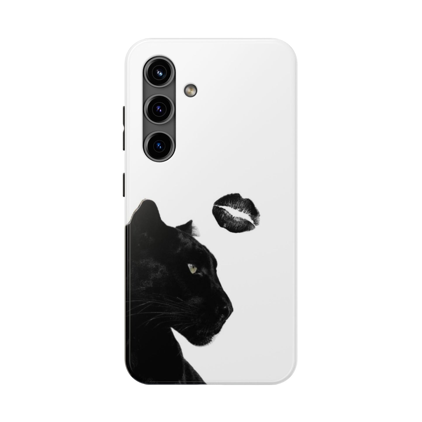 Elegant Panther Design Tough Phone Case - Stylish Protection for Animal Lovers