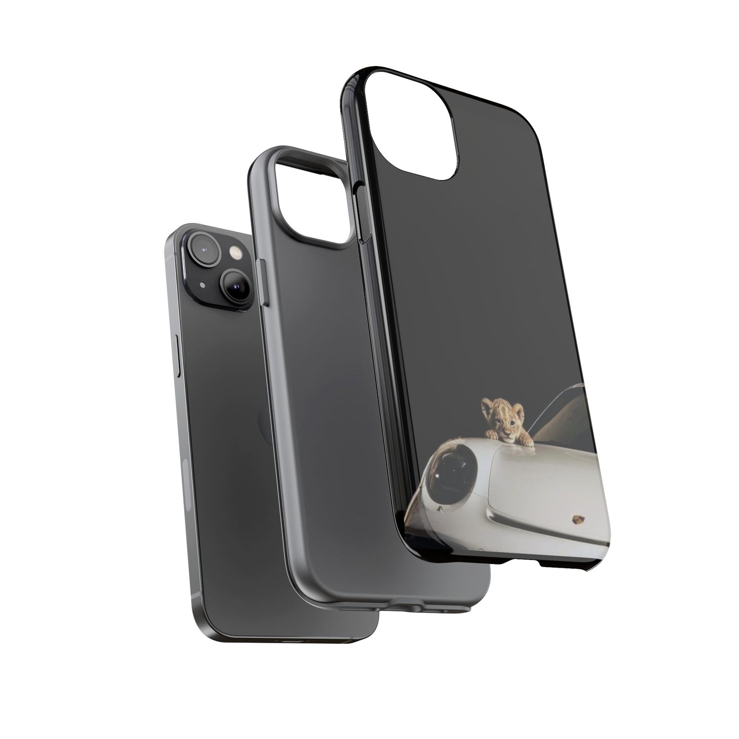 Wildlife-Inspired Phone Case with Lion Cub, Perfect Gift for Animal Lovers, Unique Phone Accessory for Car Enthusiasts, Stylish [...]