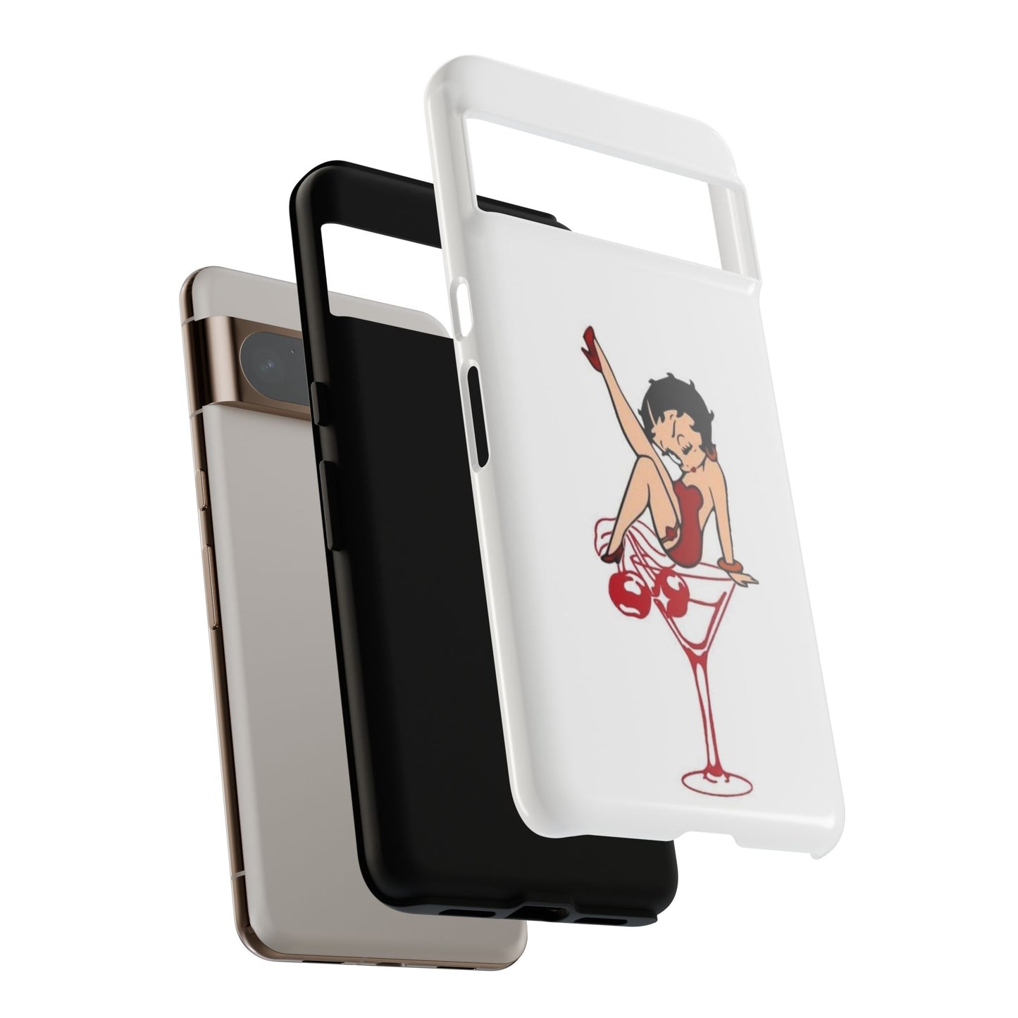 Betty Boop Martini Phone Case - Stylish Tough Cases for Fun Lovers